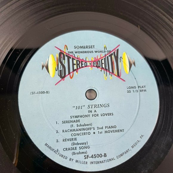 101 Strings In A Symphony For Lovers Collectors Vinyl 50s *MINOR WEAR - Picture 8 of 14